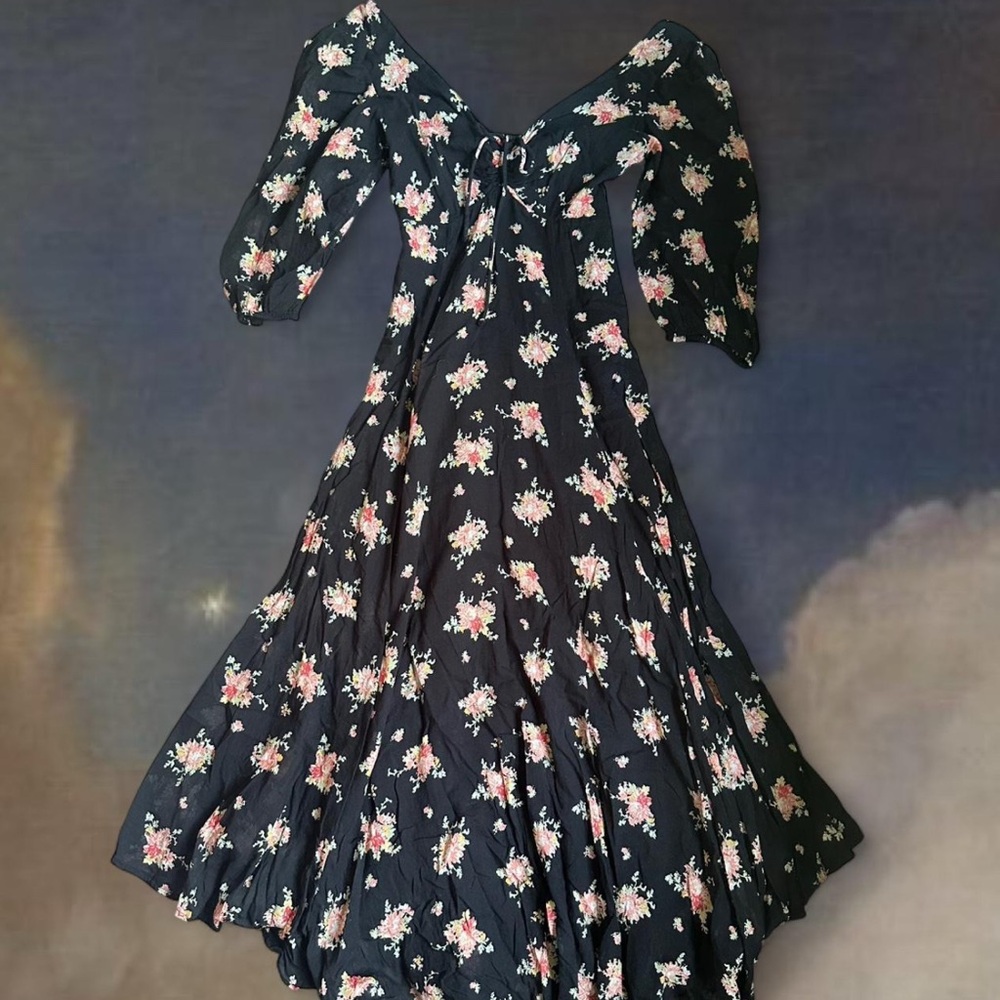 Romantic free people floral dress